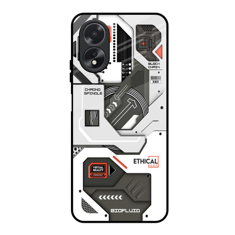 Explore Circuit Oppo A18 Glass Back Cover Online