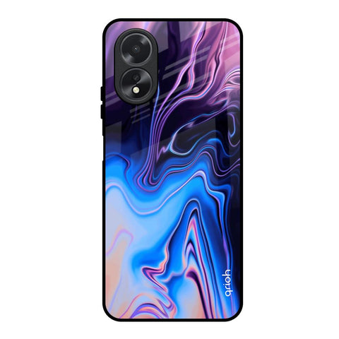Psychic Texture Oppo A18 Glass Back Cover Online