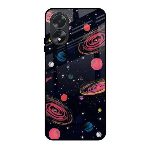 Galaxy In Dream Oppo A18 Glass Back Cover Online