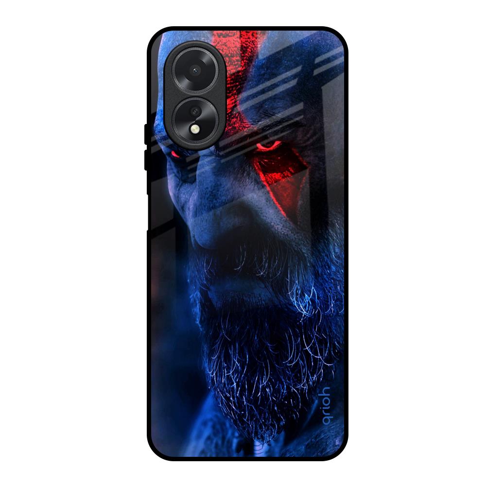 God Of War Oppo A18 Glass Back Cover Online