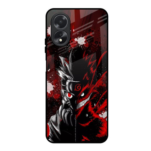 Dark Character Oppo A18 Glass Back Cover Online