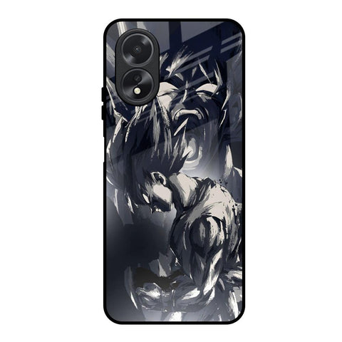 Sketch Art DB Oppo A18 Glass Back Cover Online