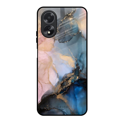 Marble Ink Abstract Oppo A18 Glass Back Cover Online