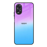 Unicorn Pattern Oppo A18 Glass Back Cover Online