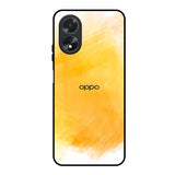 Rustic Orange Oppo A18 Glass Back Cover Online