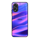 Colorful Dunes Oppo A18 Glass Back Cover Online