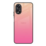 Pastel Pink Gradient Oppo A18 Glass Back Cover Online