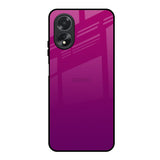 Magenta Gradient Oppo A18 Glass Back Cover Online