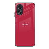 Solo Maroon Oppo A18 Glass Back Cover Online