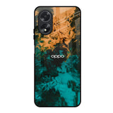 Watercolor Wave Oppo A18 Glass Back Cover Online