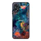 Colored Storm Oppo A18 Glass Back Cover Online