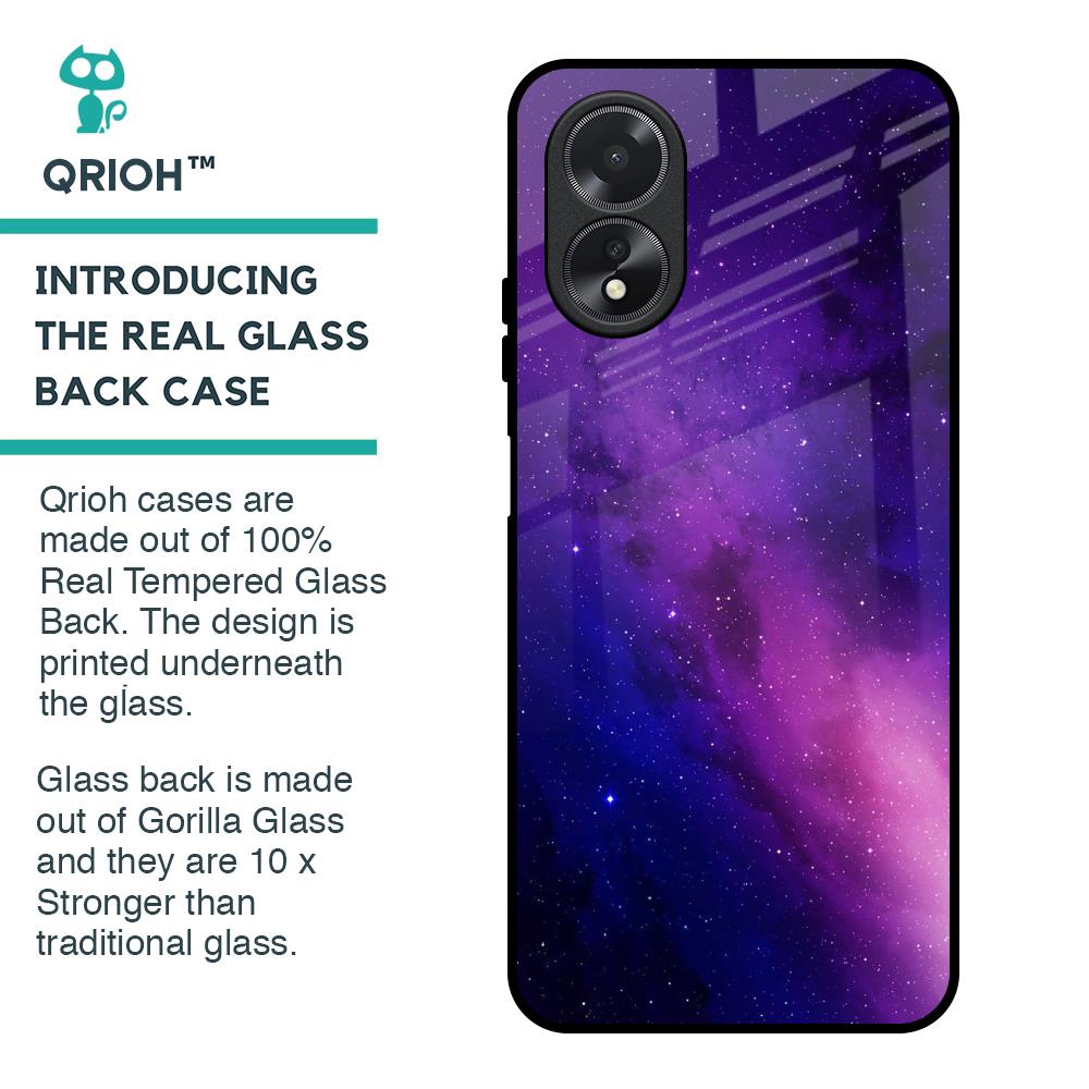 Stars Life Glass Case For Oppo A18