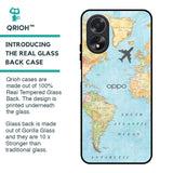 Fly Around The World Glass Case for Oppo A18
