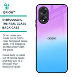 Unicorn Pattern Glass Case for Oppo A18