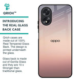 Golden Mauve Glass Case for Oppo A18