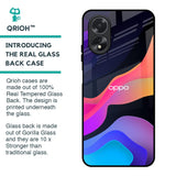 Colorful Fluid Glass Case for Oppo A18