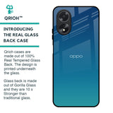 Celestial Blue Glass Case For Oppo A18