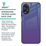 Indigo Pastel Glass Case For Oppo A18