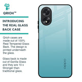 Arctic Blue Glass Case For Oppo A18