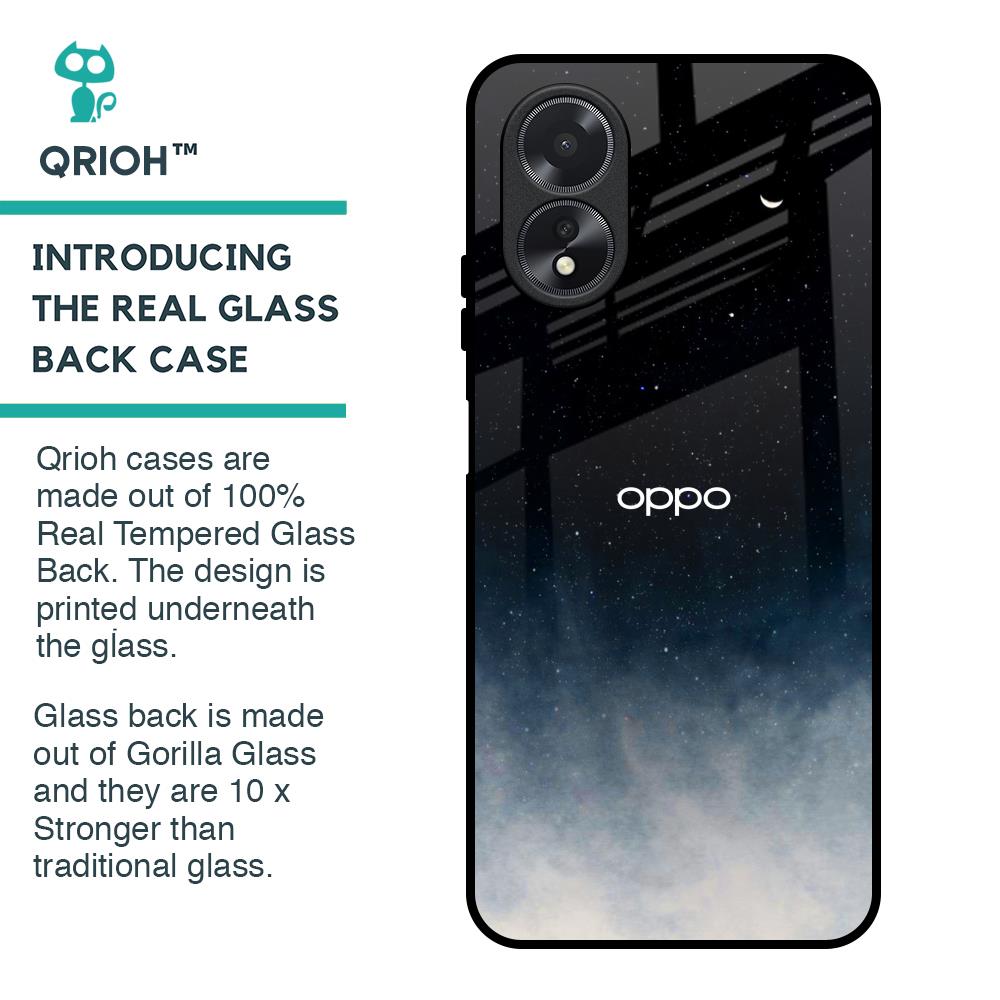 Aesthetic Sky Glass Case for Oppo A18