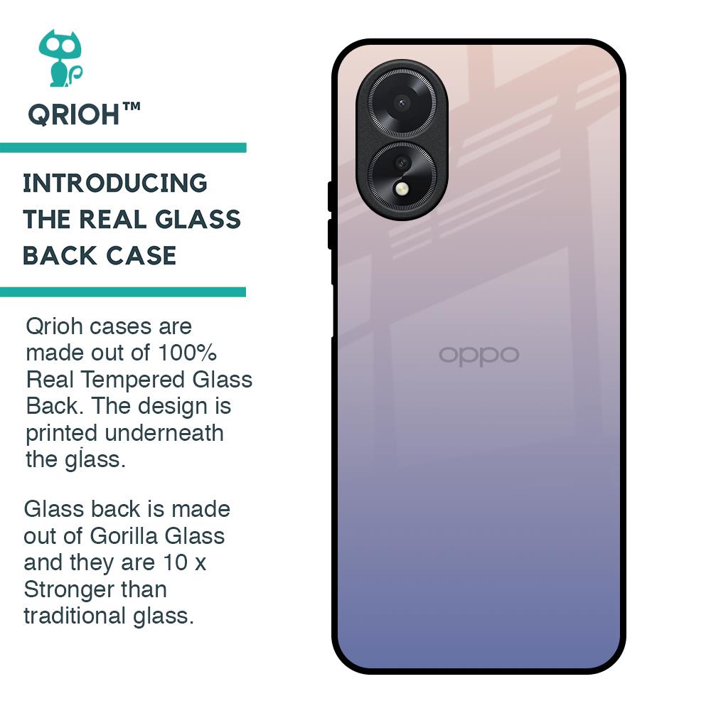 Rose Hue Glass Case for Oppo A18