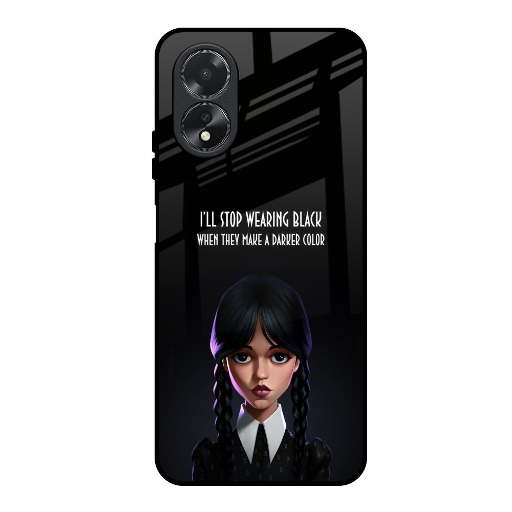 Aesthetic Digital Art Oppo A38 Glass Back Cover Online