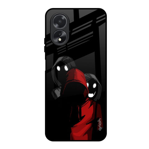 Shadow Character Oppo A38 Glass Back Cover Online
