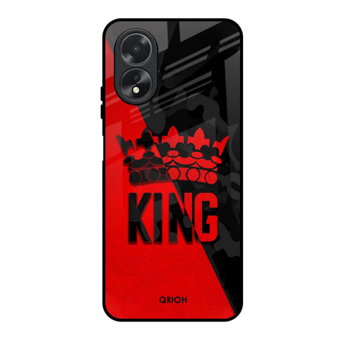 I Am A King Oppo A38 Glass Back Cover Online