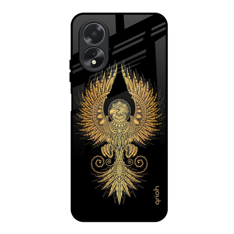 Mythical Phoenix Art Oppo A38 Glass Back Cover Online