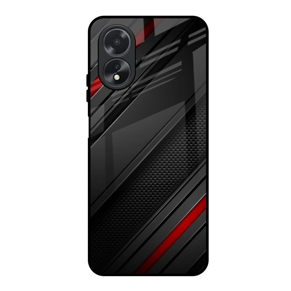 Modern Abstract Oppo A38 Glass Back Cover Online