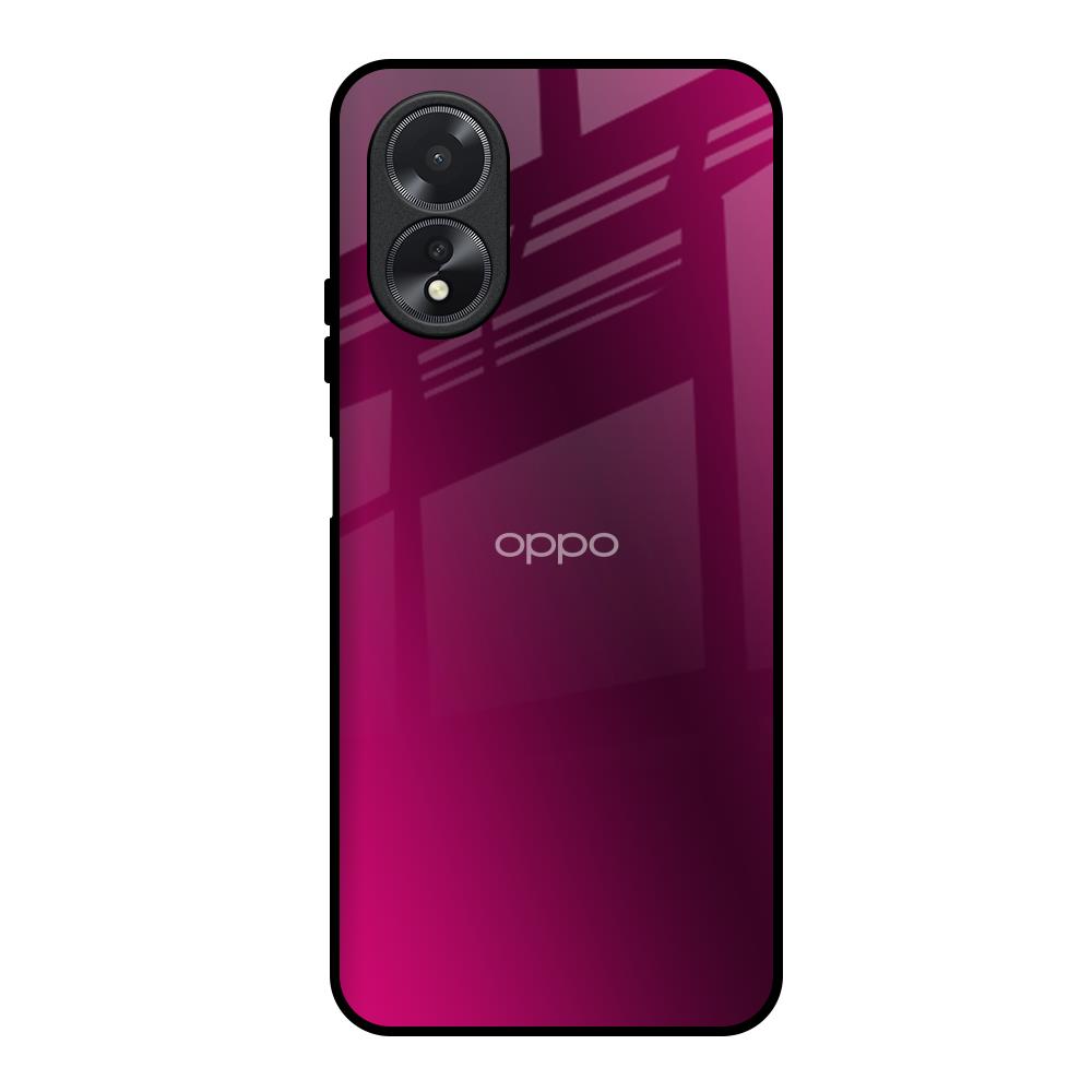 Pink Burst Oppo A38 Glass Back Cover Online