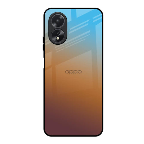 Rich Brown Oppo A38 Glass Back Cover Online