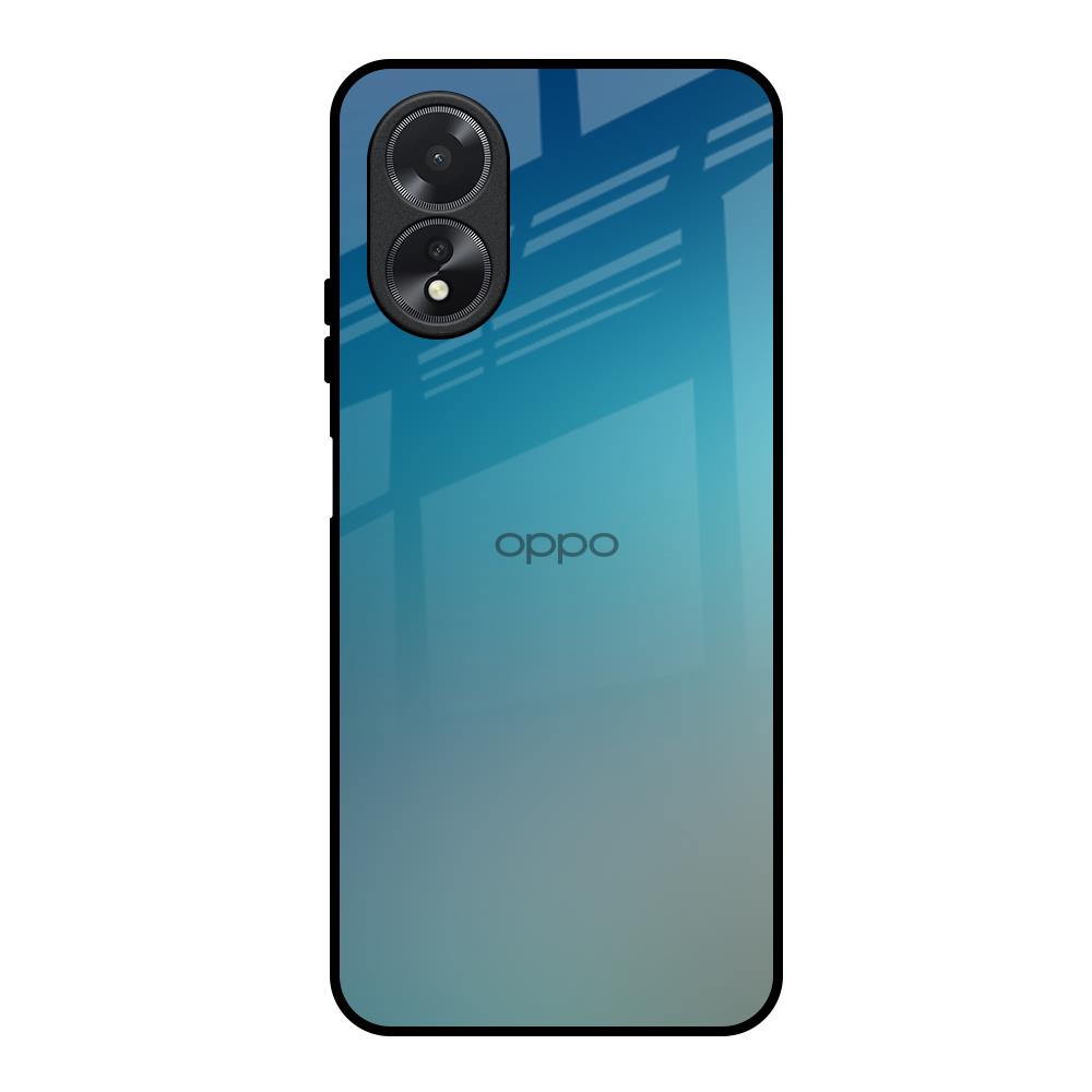 Sea Theme Gradient Oppo A38 Glass Back Cover Online