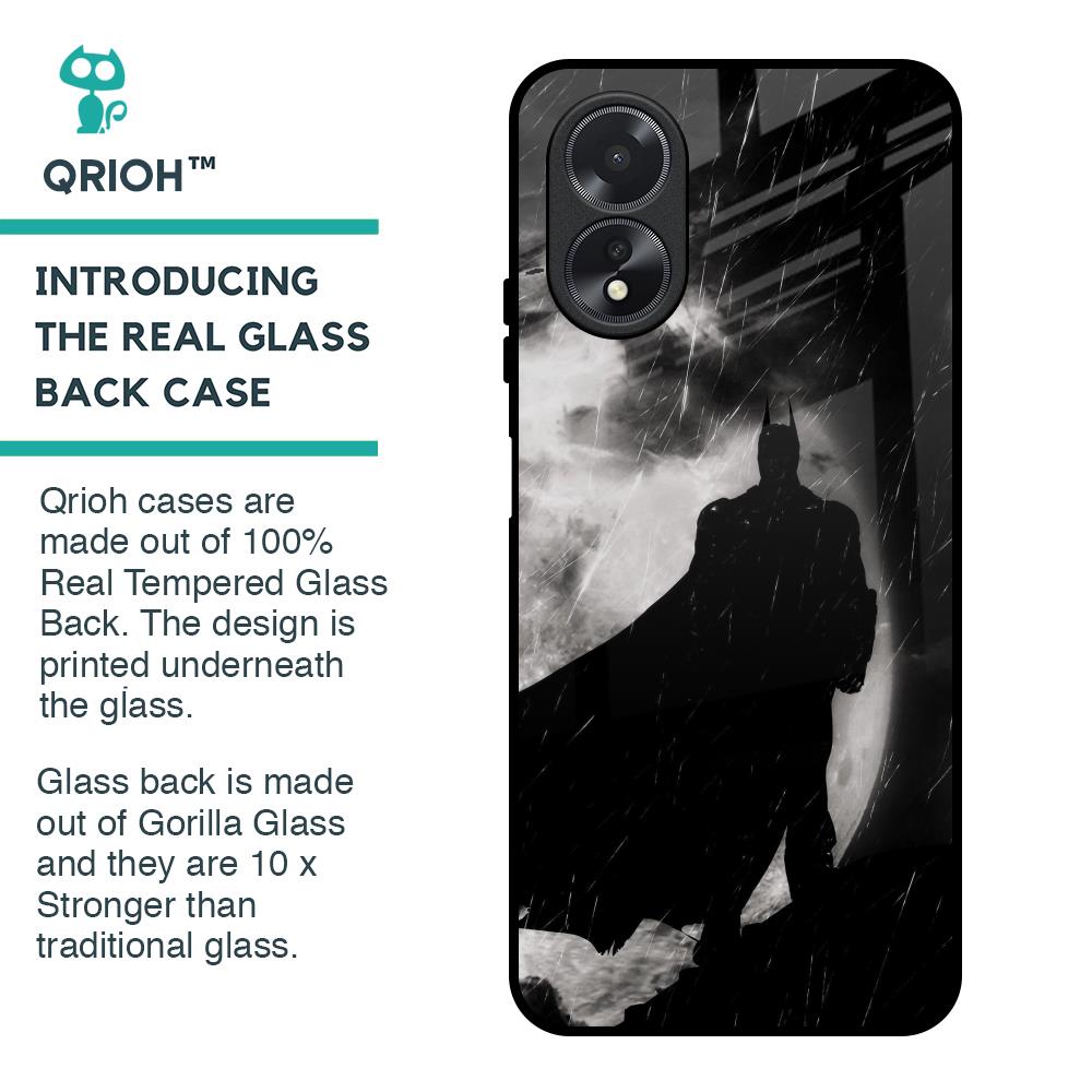 Dark Warrior Hero Glass Case for Oppo A38