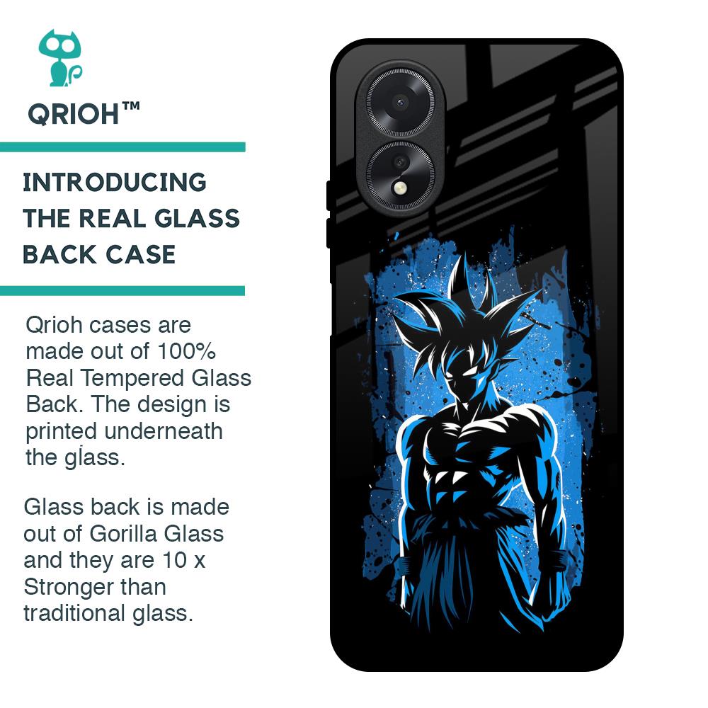 Splatter Instinct Glass Case for Oppo A38