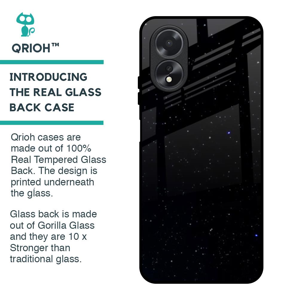 Aesthetic Sky Glass Case for Oppo A38