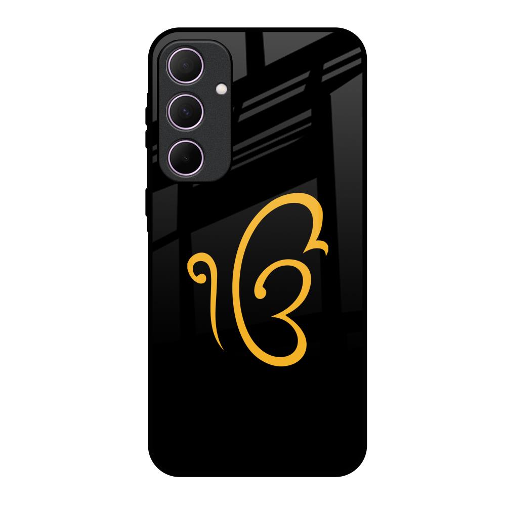 Luxury Fashion Initial Samsung Galaxy A35 5G Glass Back Cover Online