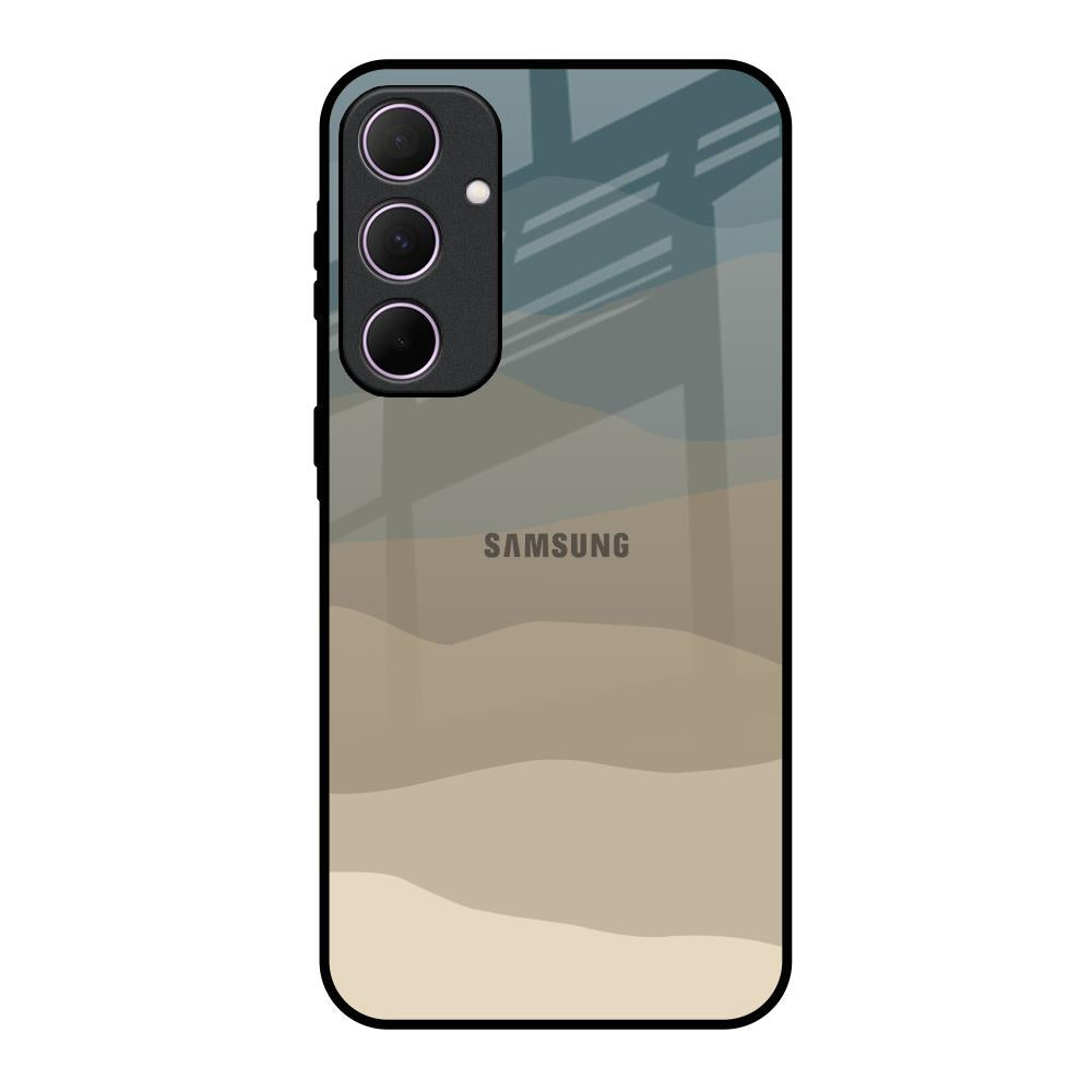 Abstract Mountain Pattern Samsung Galaxy A35 5G Glass Back Cover Online