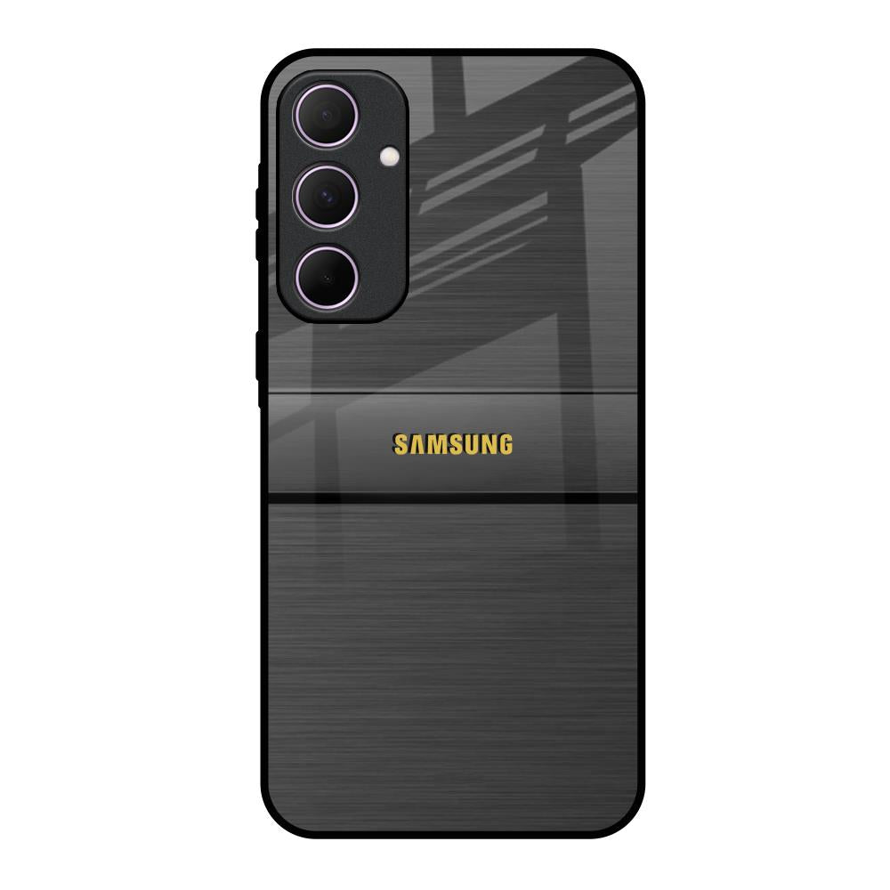 Grey Metallic Glass Samsung Galaxy A35 5G Glass Back Cover Online