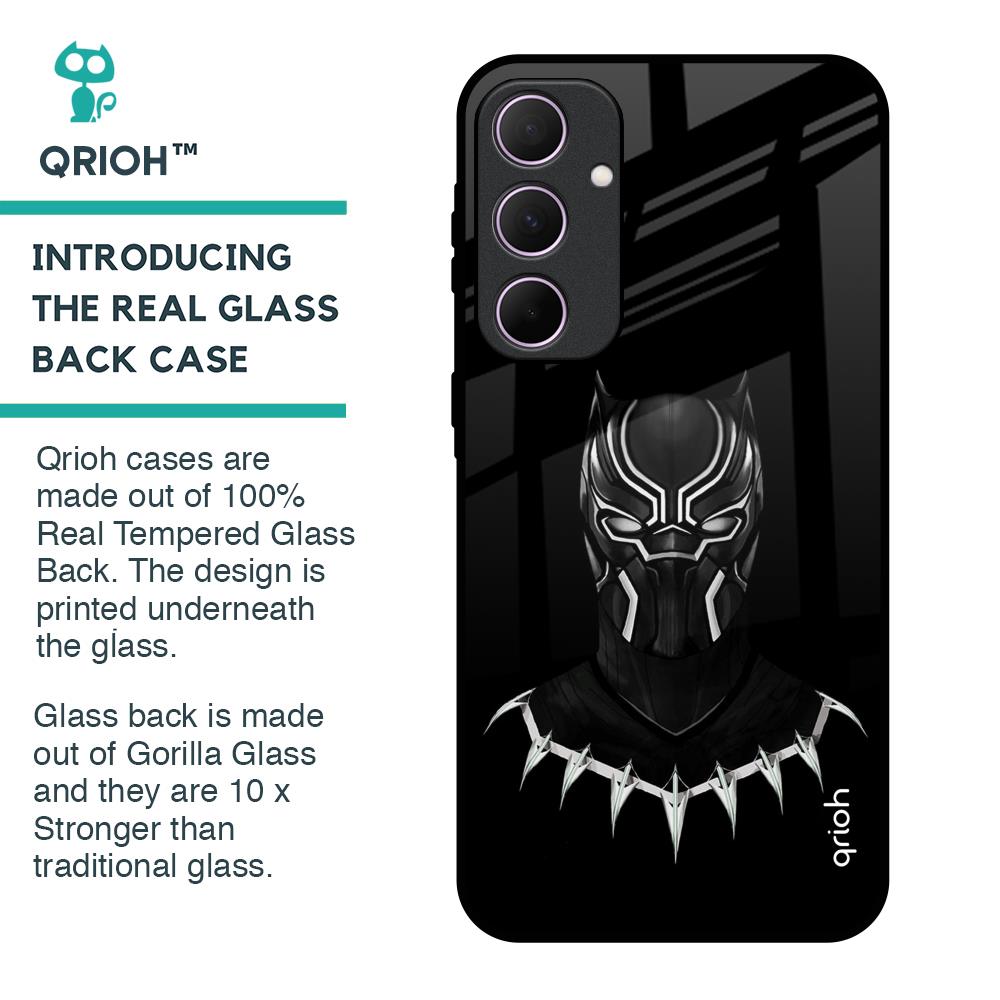 Dark Superhero Glass Case for Samsung Galaxy A35 5G