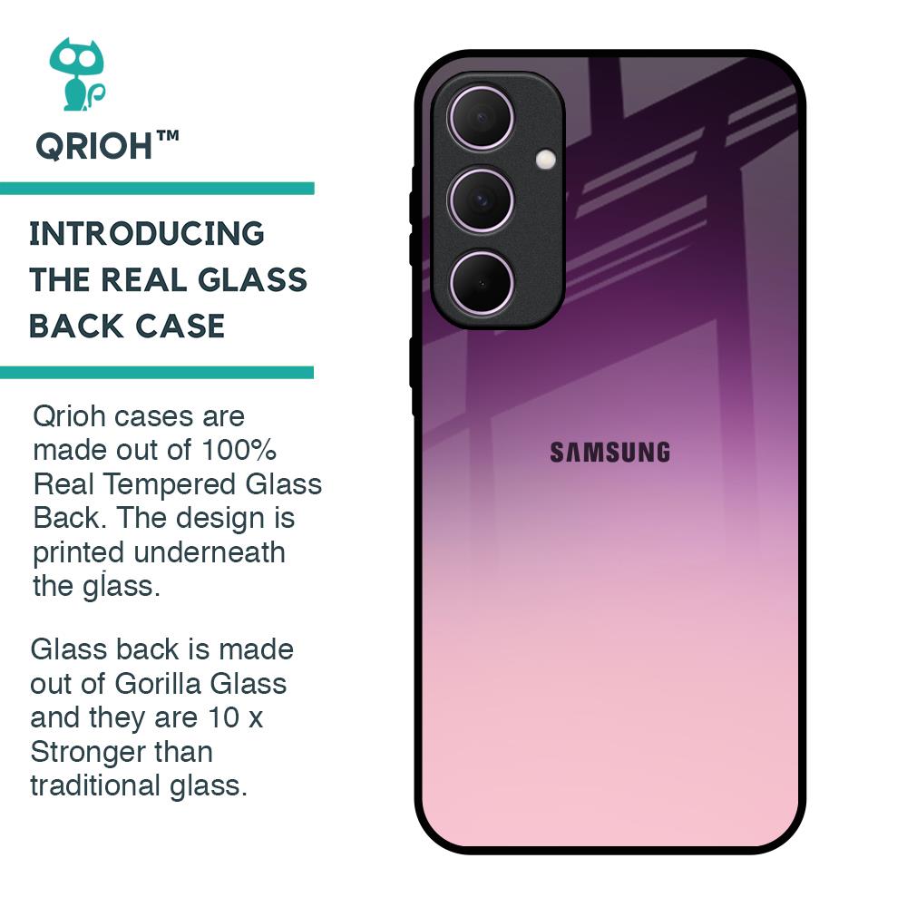 Purple Gradient Glass case for Samsung Galaxy A35 5G