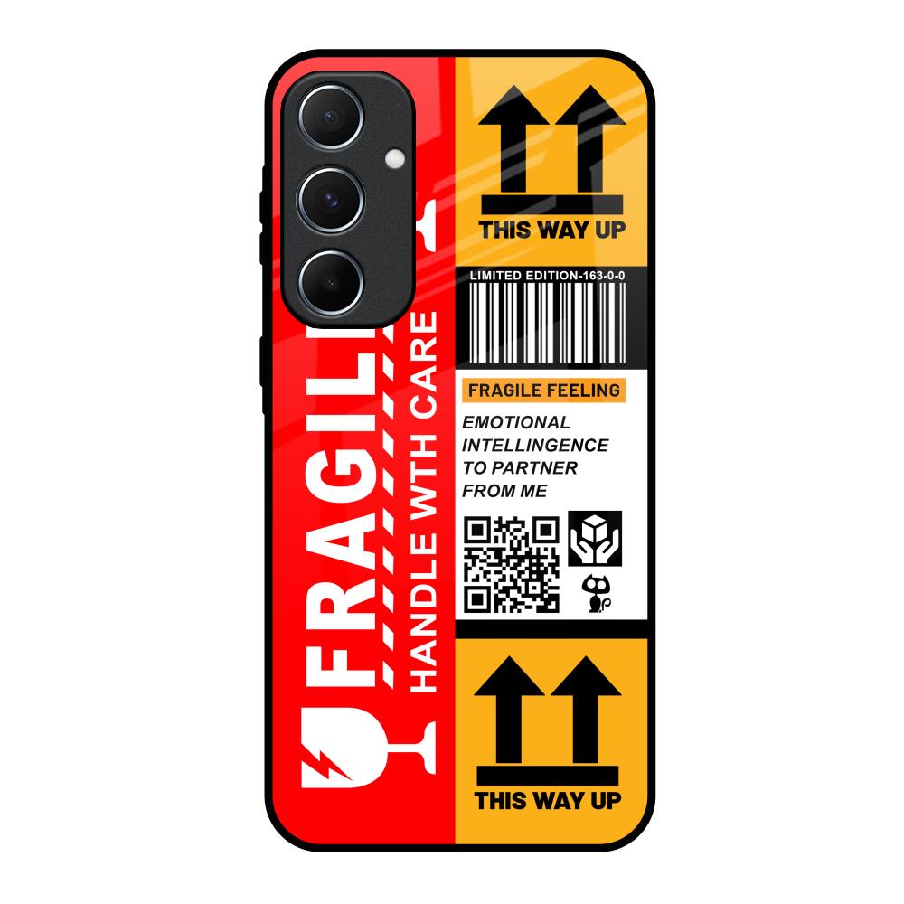 Handle With Care Samsung Galaxy A55 5G Glass Back Cover Online
