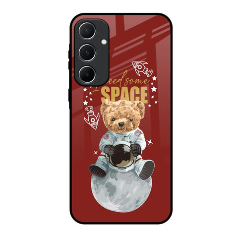 Astronaut Bear Samsung Galaxy A55 5G Glass Back Cover Online