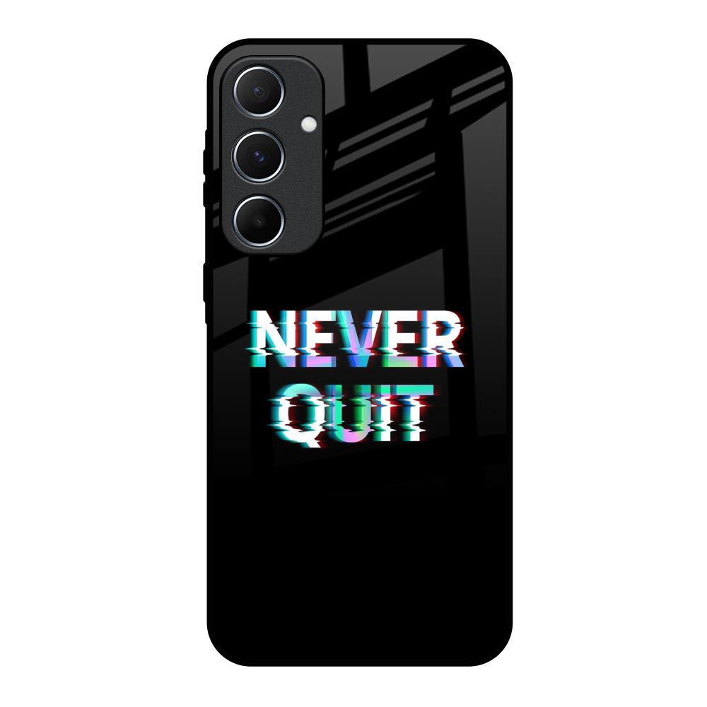 Never Quit Samsung Galaxy A55 5G Glass Back Cover Online