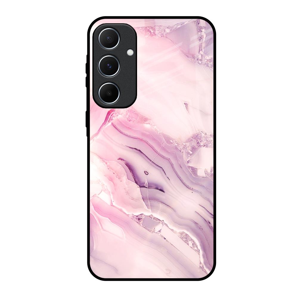 Diamond Pink Gradient Samsung Galaxy A55 5G Glass Back Cover Online