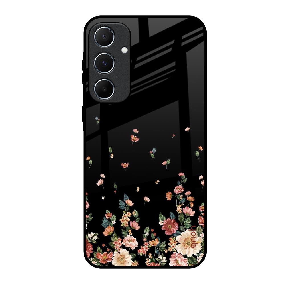 Floating Floral Print Samsung Galaxy A55 5G Glass Back Cover Online