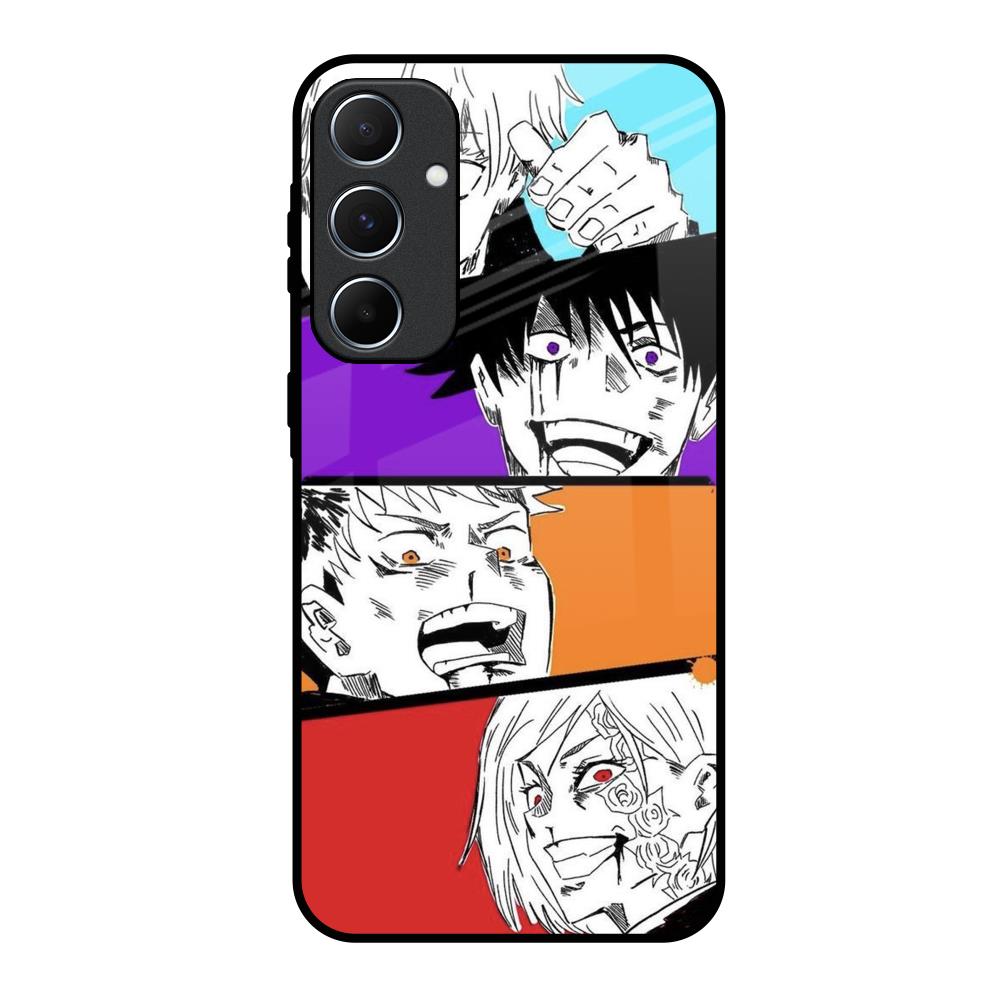 Anime Sketch Samsung Galaxy A55 5G Glass Back Cover Online