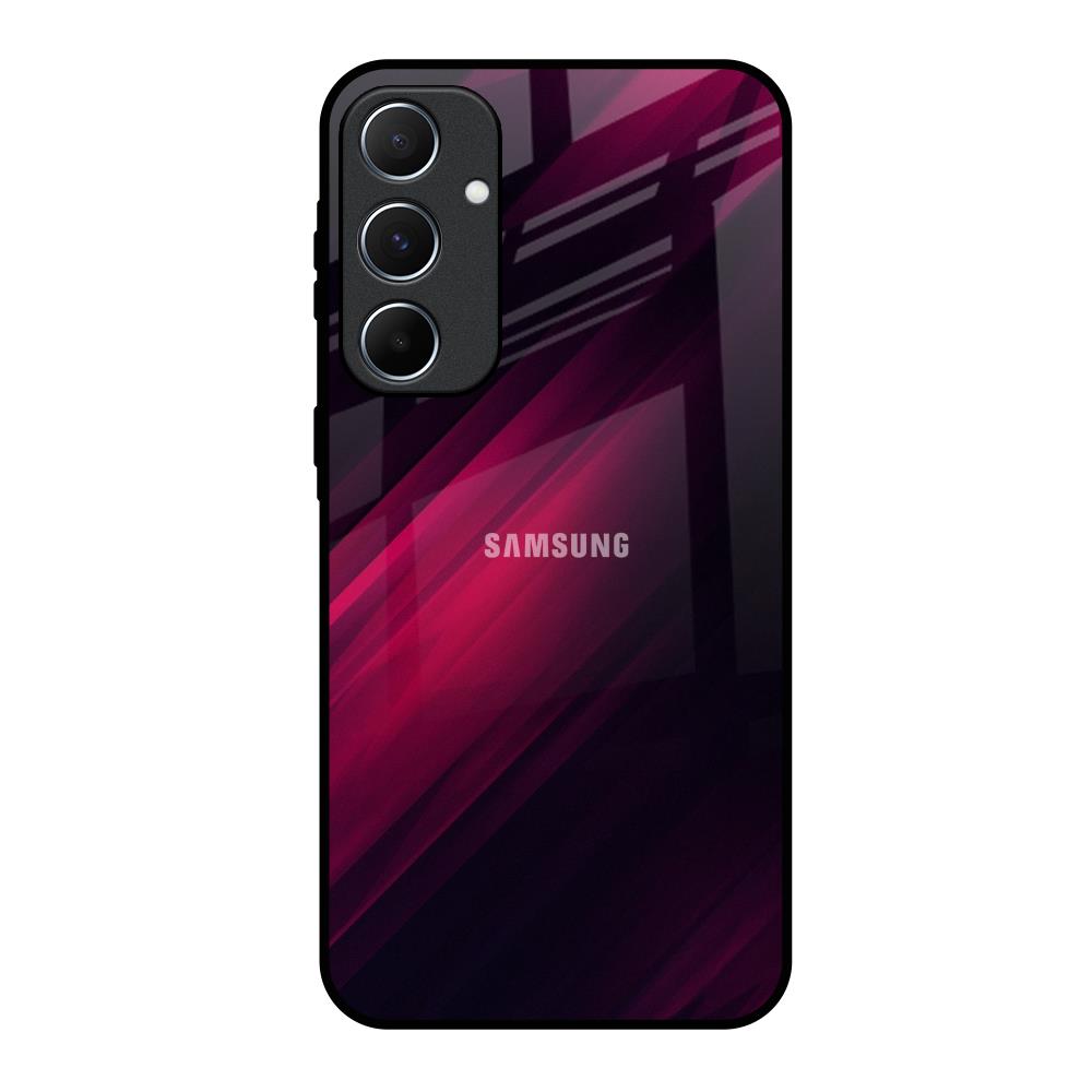Razor Black Samsung Galaxy A55 5G Glass Back Cover Online