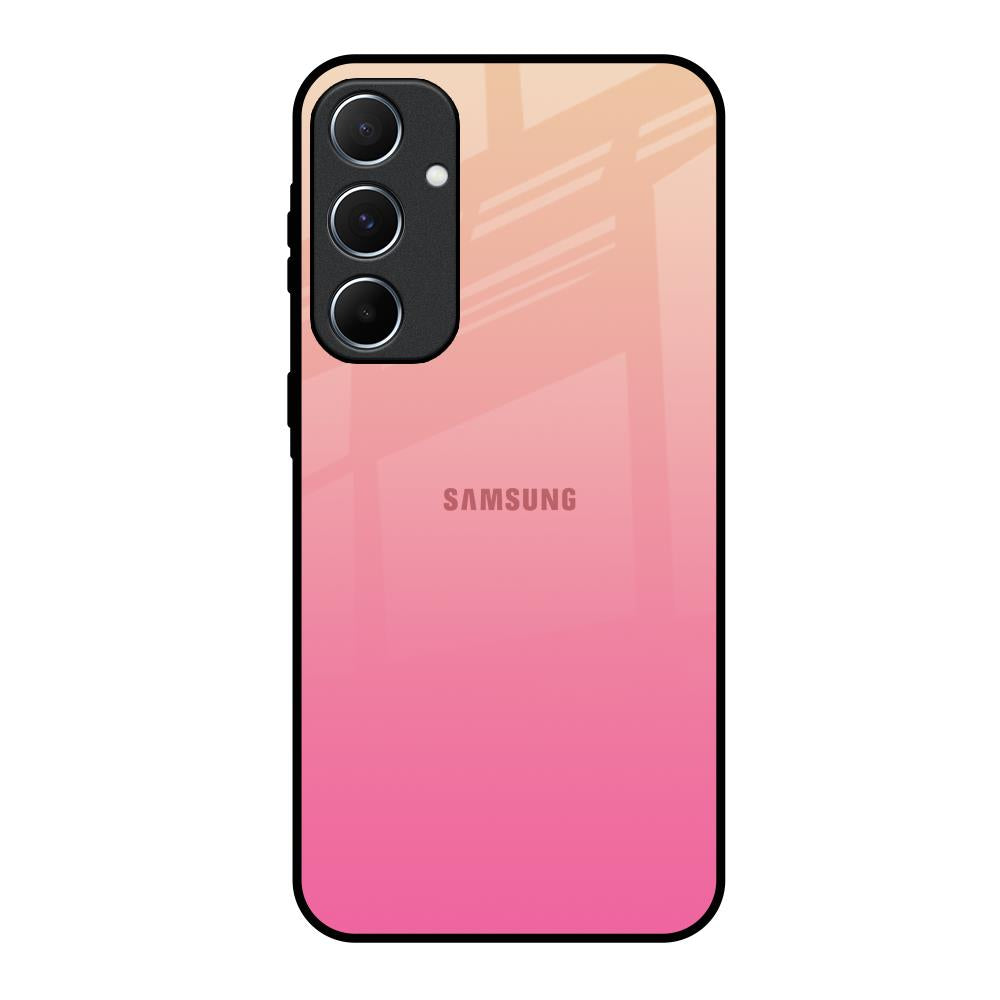 Pastel Pink Gradient Samsung Galaxy A55 5G Glass Back Cover Online