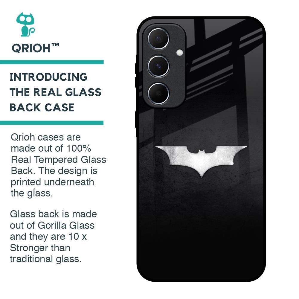 Super Hero Logo Glass Case for Samsung Galaxy A55 5G